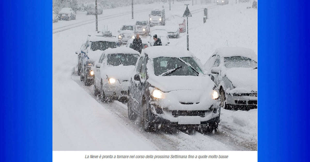 Note Meteo Nazionale 21 Novembre 2022