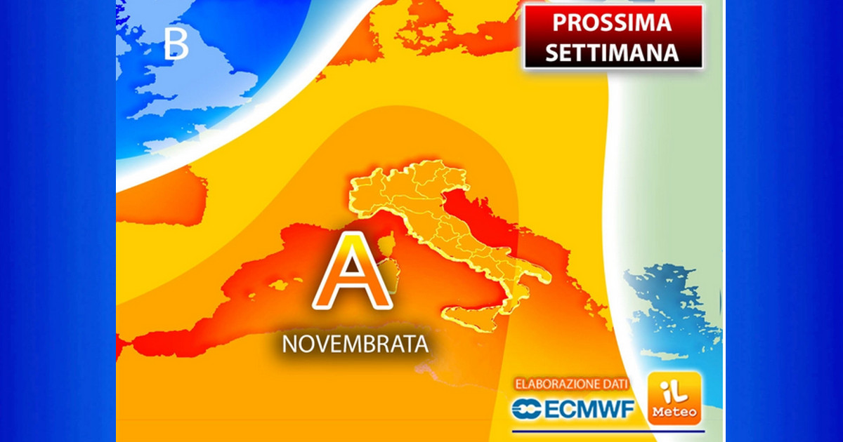 Note Meteo Nazionale 6 Novembre 2022