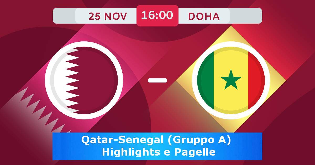 Qatar-Senegal Highlights e Pagelle Mondiale Calcio 2022 Depositphotos_603335830_L