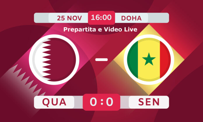 Prepartita e Diretta Live di Qatar-Senegal Mondiale Calcio 2022 Depositphotos_603335830_L