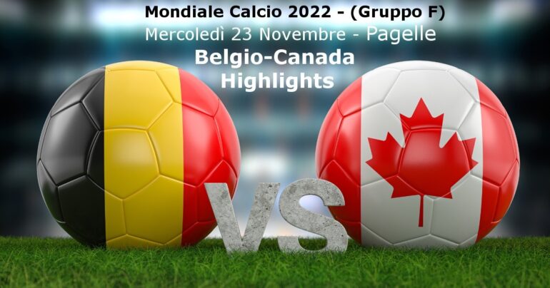 Belgio-Canada 1-0, un gol di Michy Batshuayi piega un bel Canada