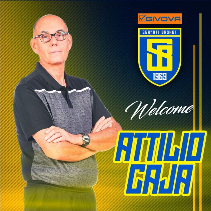 Coach Attilio Caja presentato dalla Givova Scafati