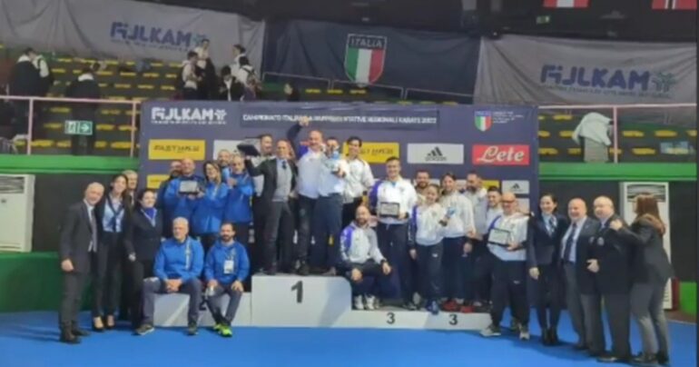 Karate: Campionato Italiano 2022, la Campania conquista il podio