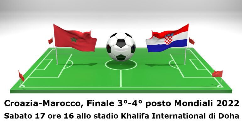 Croazia-Marocco Finale 3°-4° posto Mondiali 2022