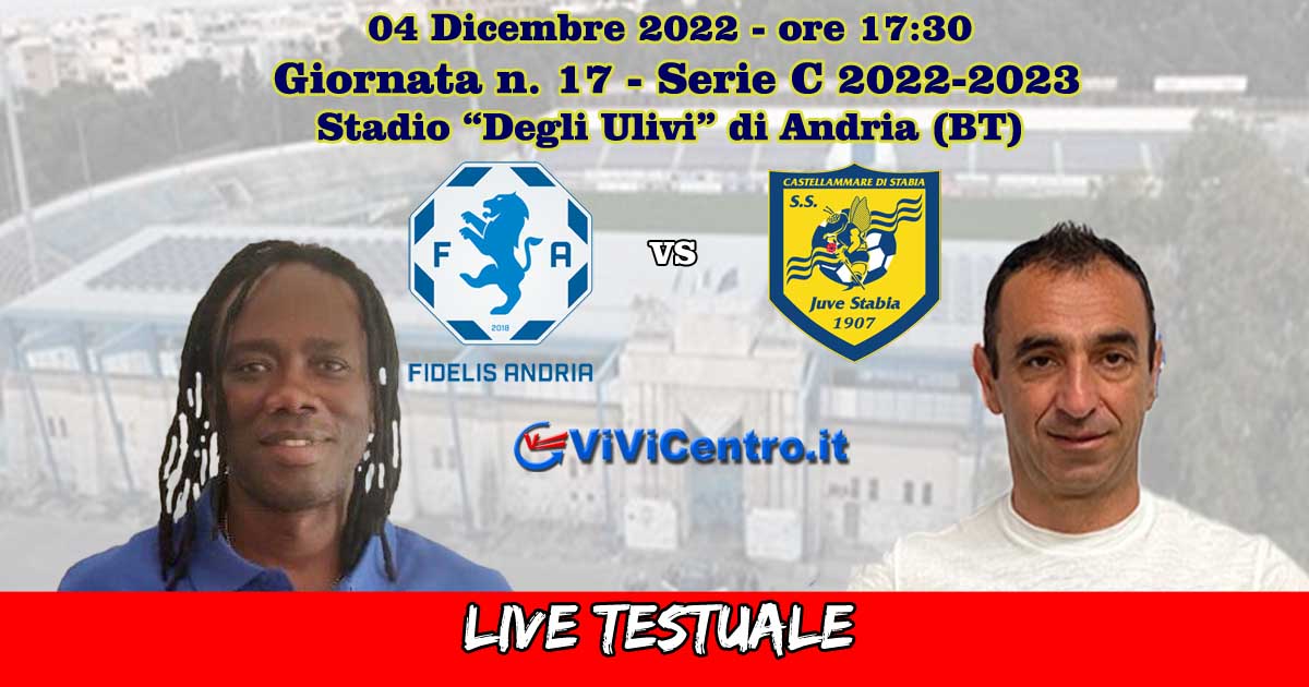 Fidelis Andria-Juve Stabia LIVE