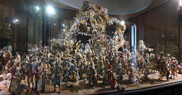 La festività del Natale in Italia, origini, tradizioni, durata, il Presepe napoletano (da wikipedia)