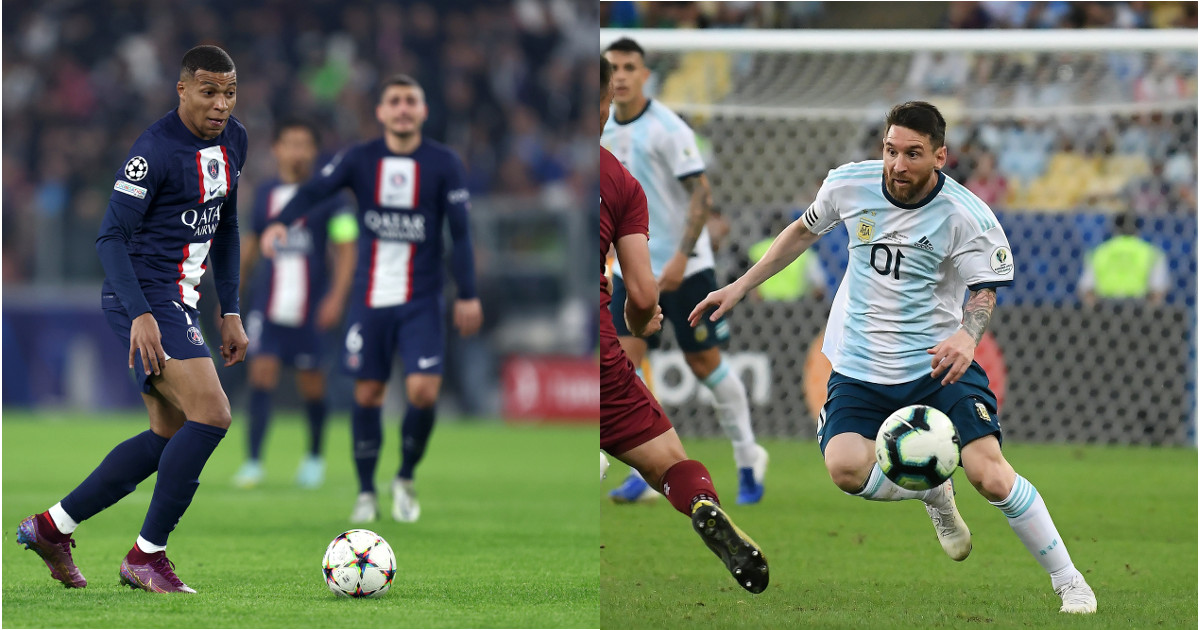 finale Mondiali 2022 calcio, Lionel Messi Depositphotos_418621952_L e Kylian Mbappé Depositphotos_619559124_L