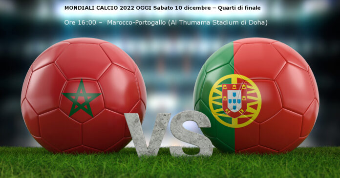 Marocco-Portogallo ore 16 (Al Thumama Stadium di Doha) Mondiali Calcio 2022 Depositphotos_626597272_L