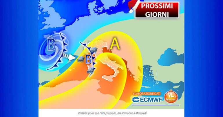 Note Meteo Nazionale 19 Dicembre: Cambia tutto! O quasi.