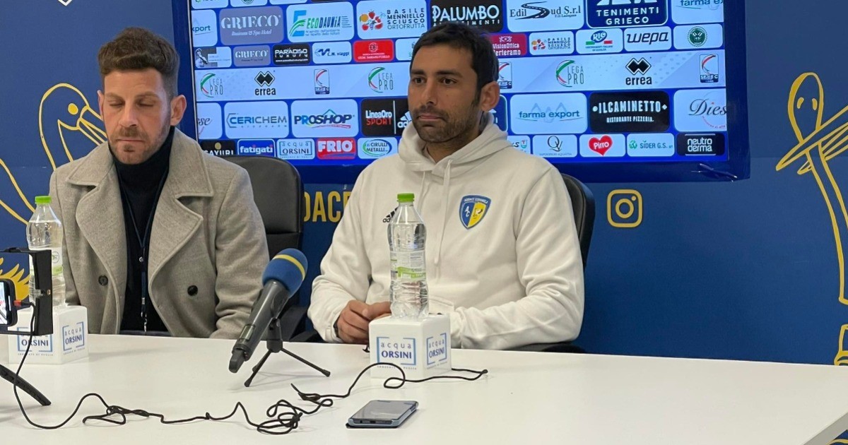 pazienza cerignola juve stabia avellino allenatore