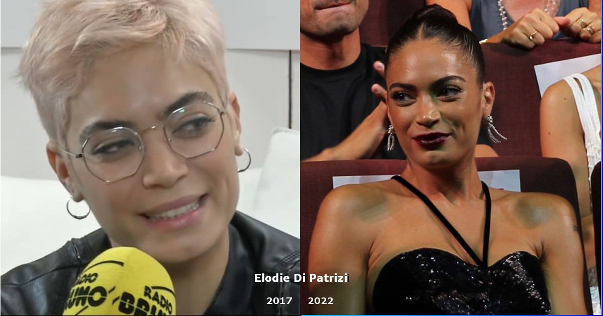 Elodie Di Patrizi, cambio look 2017-2022