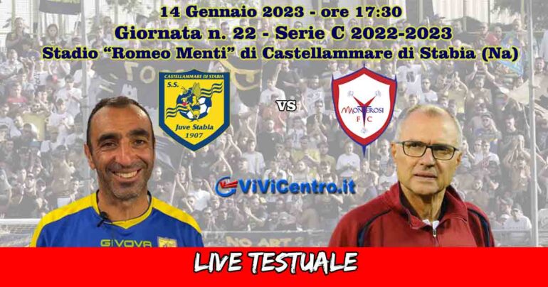 Juve Stabia-Monterosi Tuscia, rileggi LIVE 1-3