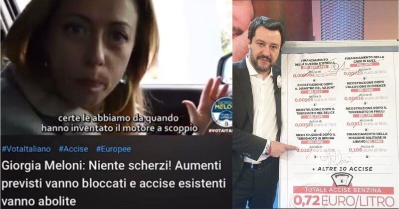 La fantastica coerenza nell’incoerenza di Giorgia Meloni e Salvini