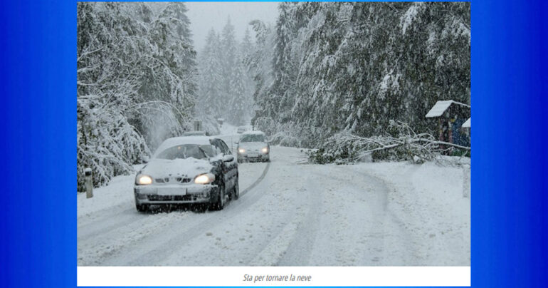 Note Meteo Nazionale 7 Gennaio 2023: Neve in arrivo
