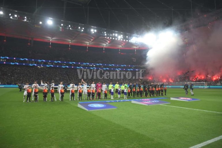 Eintracht Francoforte – Napoli (0-2). Le foto dei calciatori in campo