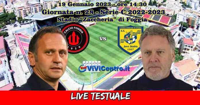 Foggia-Juve Stabia LIVE