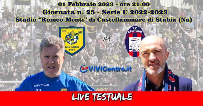 Juve Stabia-Crotone 1-2, Rileggi LIVE