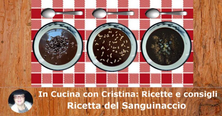 Ricetta del Sanguinaccio per accompagnare Chiacchiere o Savoiardi