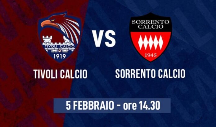 Tivoli vs Sorrento, 22° giornata campionato Serie D, girone G