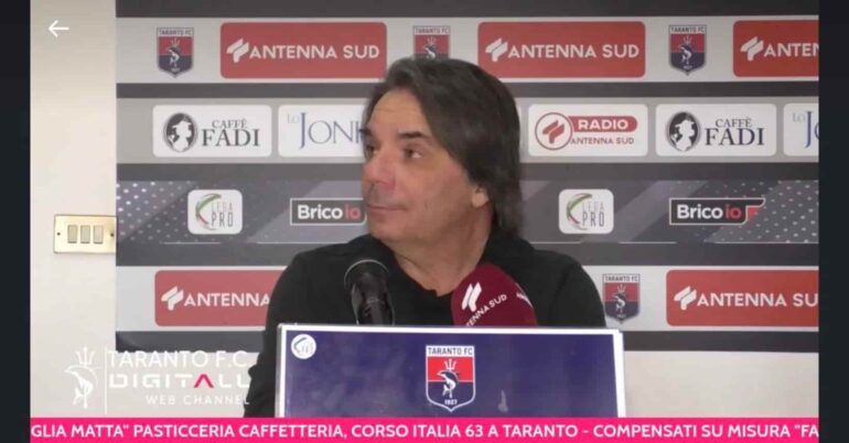 Capuano: “Chi parla male del Taranto ora deve farsi ricoverare”