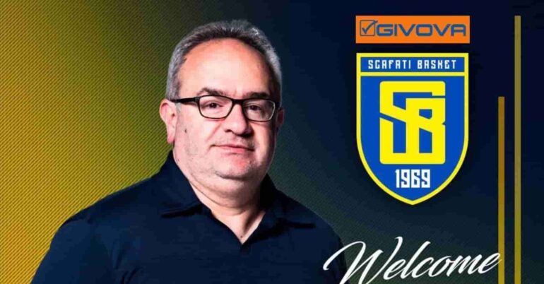 Givova Scafati, Sacripanti è ufficialmente il nuovo coach