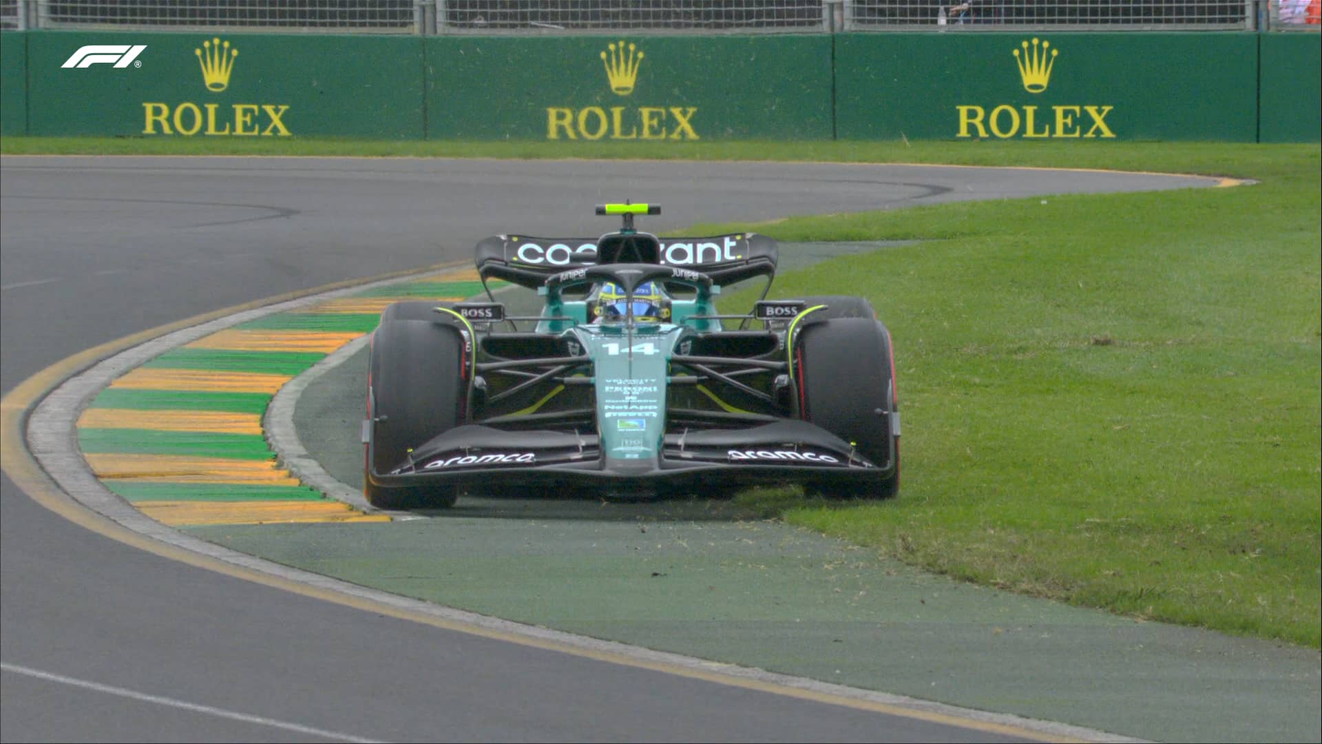 FP2 Australia, con la pioggia c’è Alonso davanti a tutti