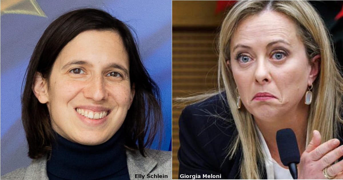 Elly Schlein e Giorgia Meloni-min prime flessioni del consenso per il Governo