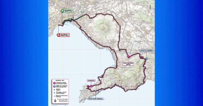 Il Giro d'Italia 2023 , la tappa in Campania-min