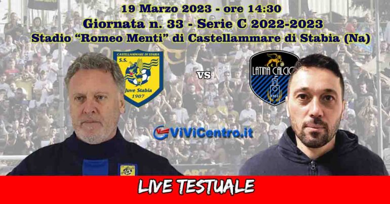 Juve Stabia-Latina, Rileggi LIVE 1-3