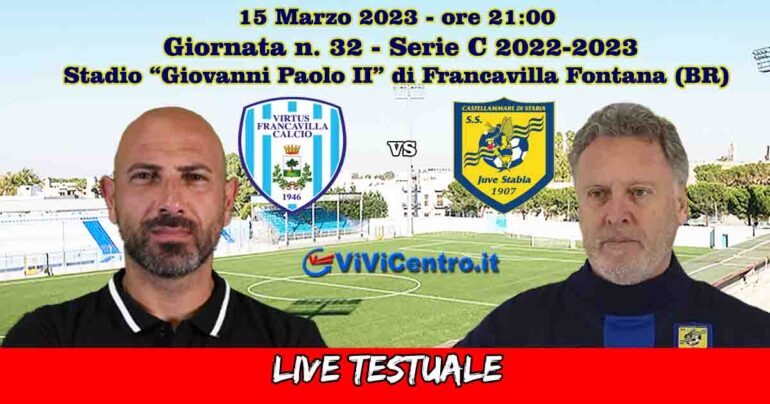 Virtus Francavilla-Juve Stabia, Rileggi LIVE 3-1