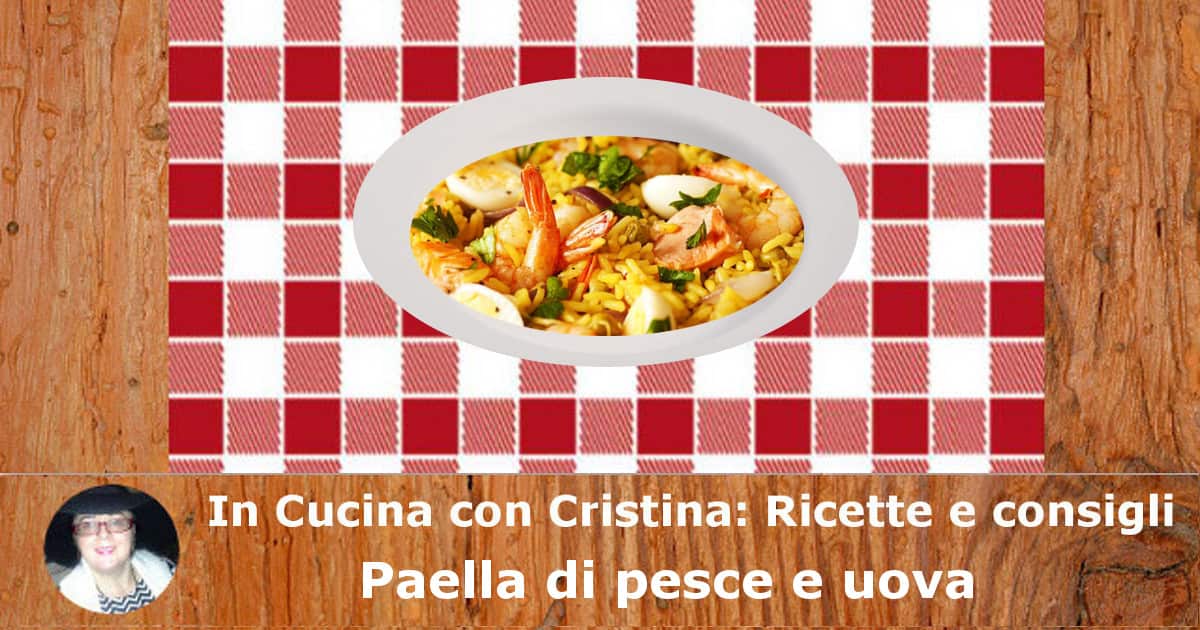 Paella di pesce e uova-min