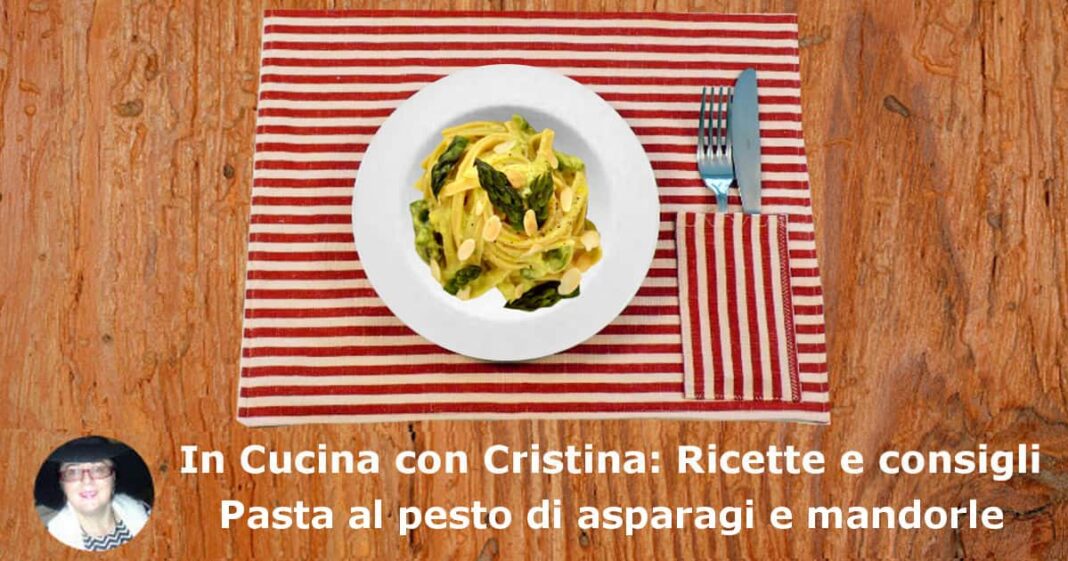 Pasta al pesto di asparagi e mandorle: la ricetta Pasta al pesto di asparagi e mandorle: la ricetta