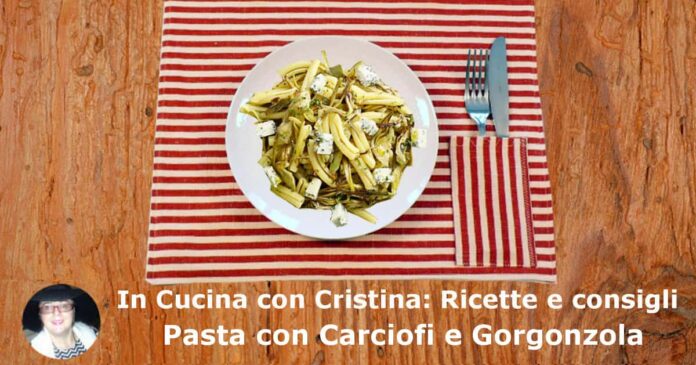 Pasta con Carciofi e Gorgonzola-min
