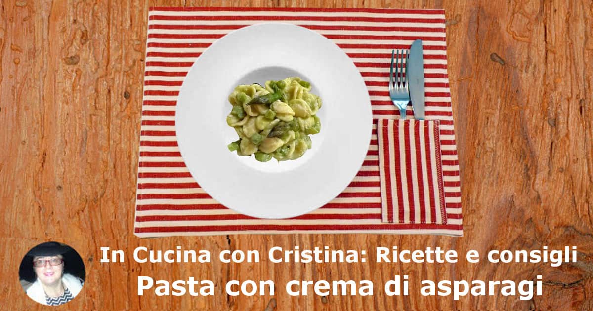 Pasta con crema di asparagi-min