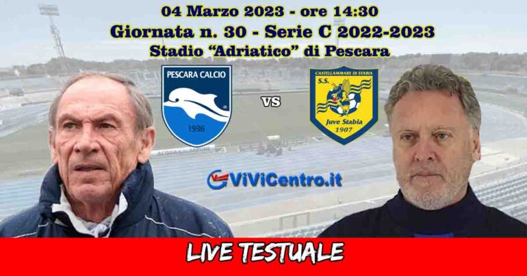 Pescara-Juve Stabia, Rileggi LIVE 2-2