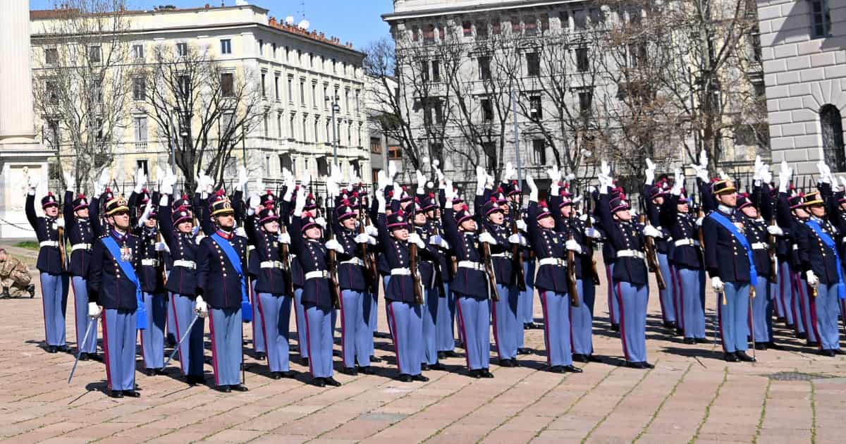 Scuola Militare Teulié, giuramento corso Fadini III-min
