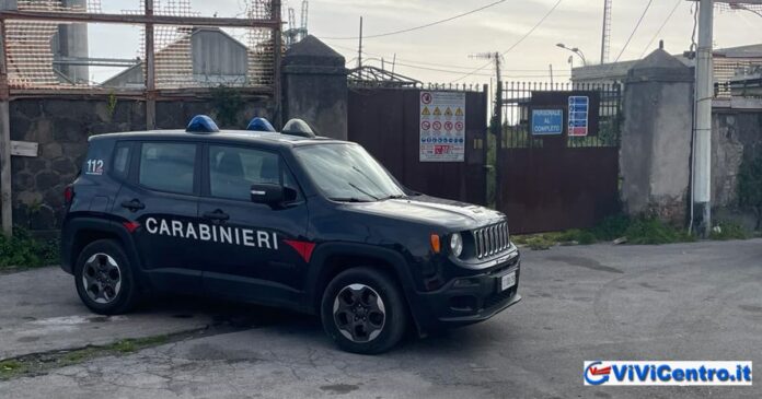 Sequestro di area abusiva a cielo aperto in via Caracciolo effettuato dai Carabinieri di Torre Annunziata-min