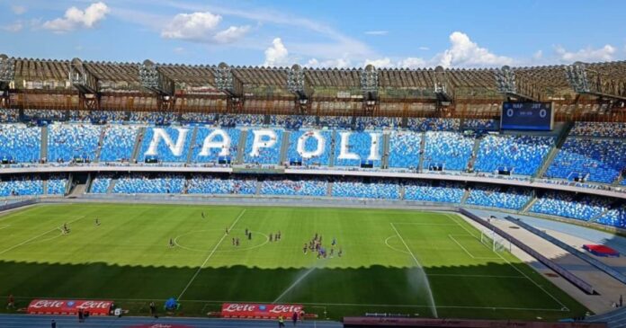 Napoli 0 Lazio 1, Stadio Maradona-min