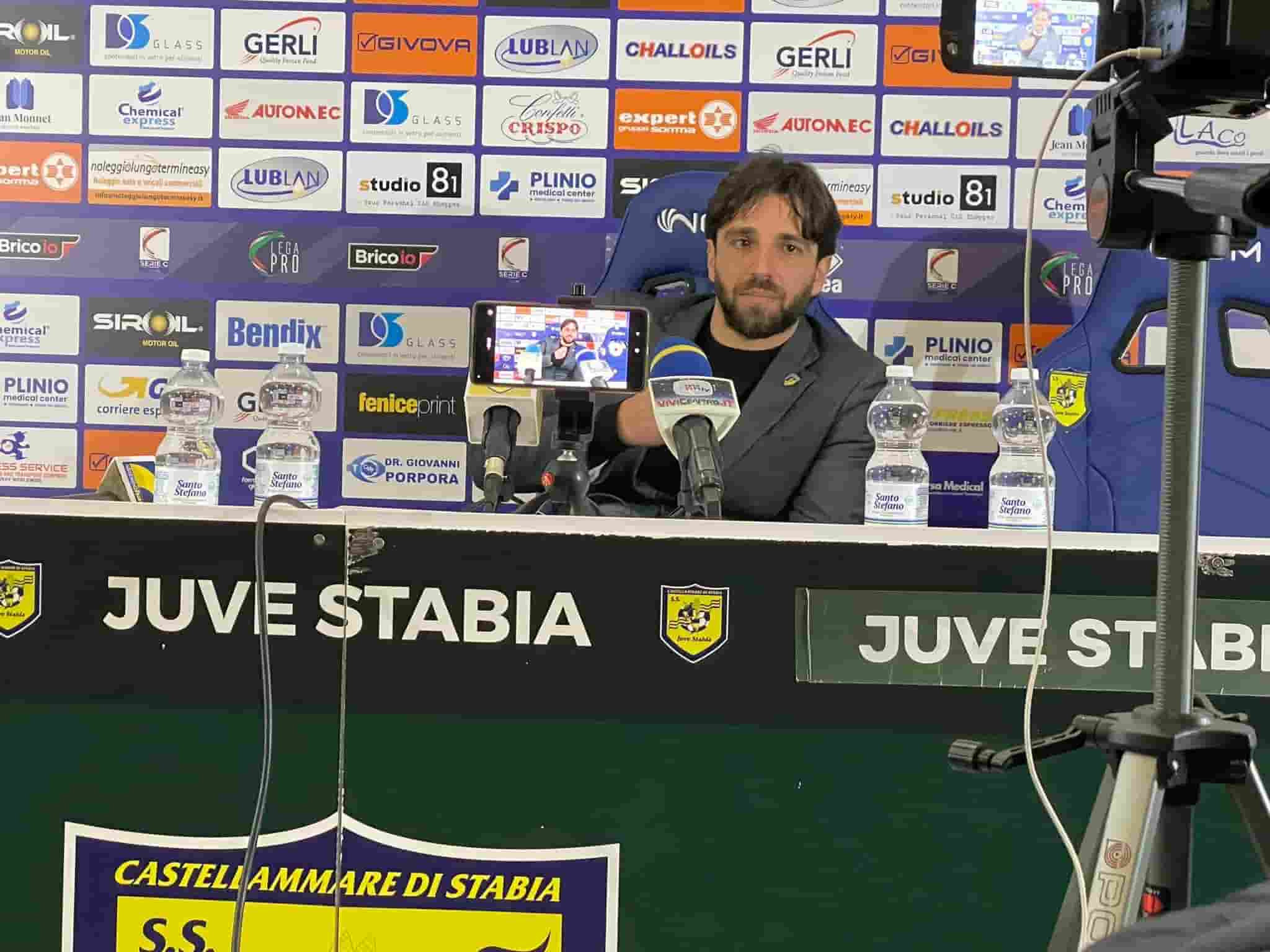 amodio juve stabia giugliano conferenza