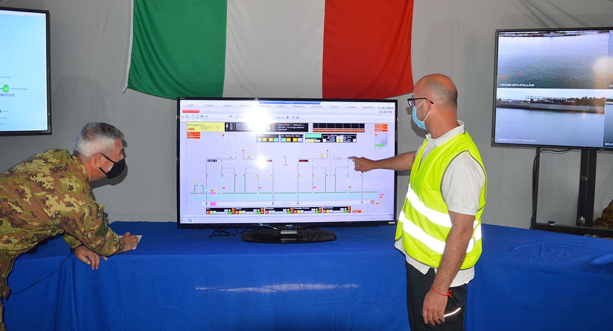 attività militari in concorso al Mose (foto da esercito)-min