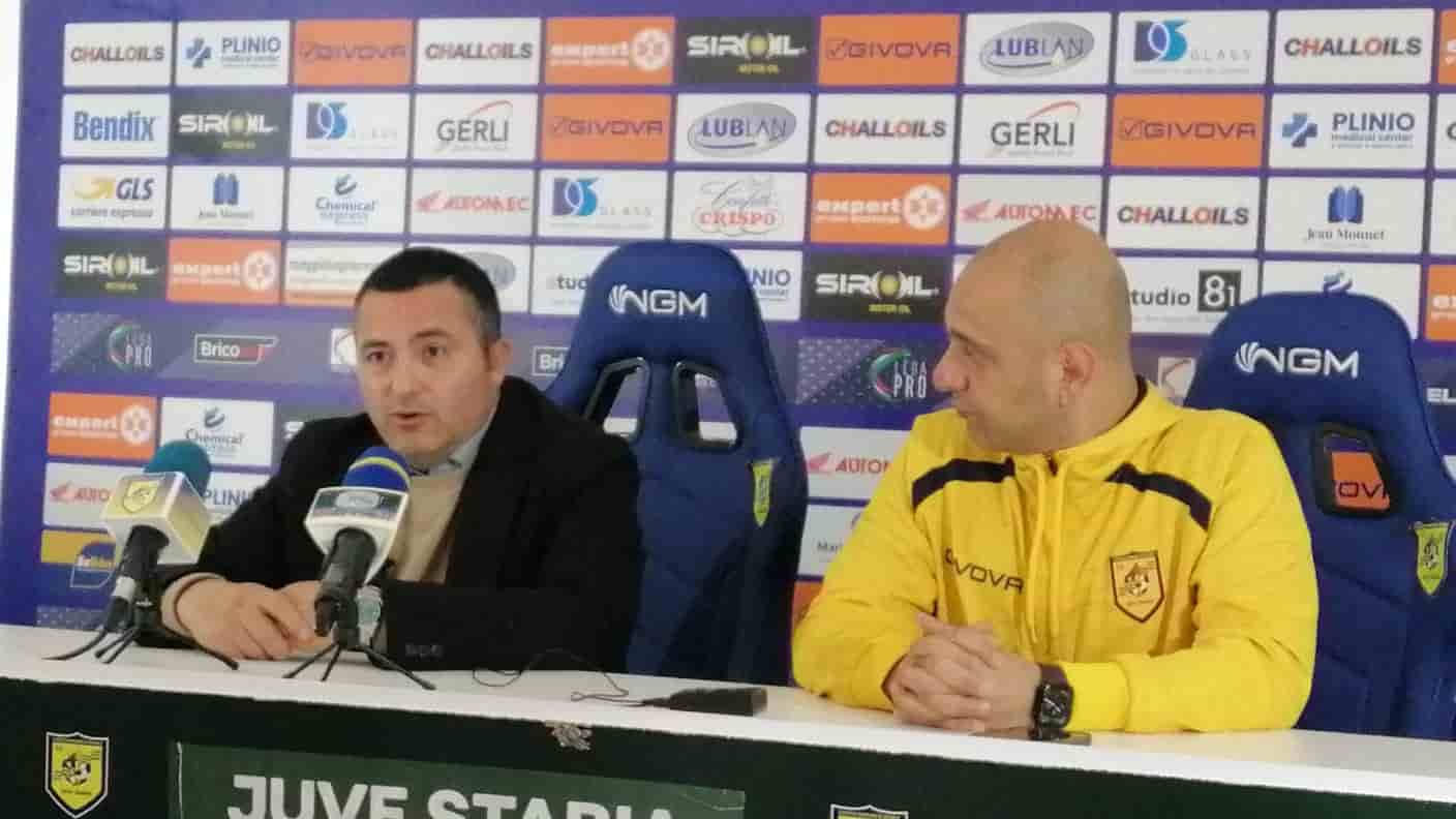 giuseppe langella conferenza juve stabia giugliano