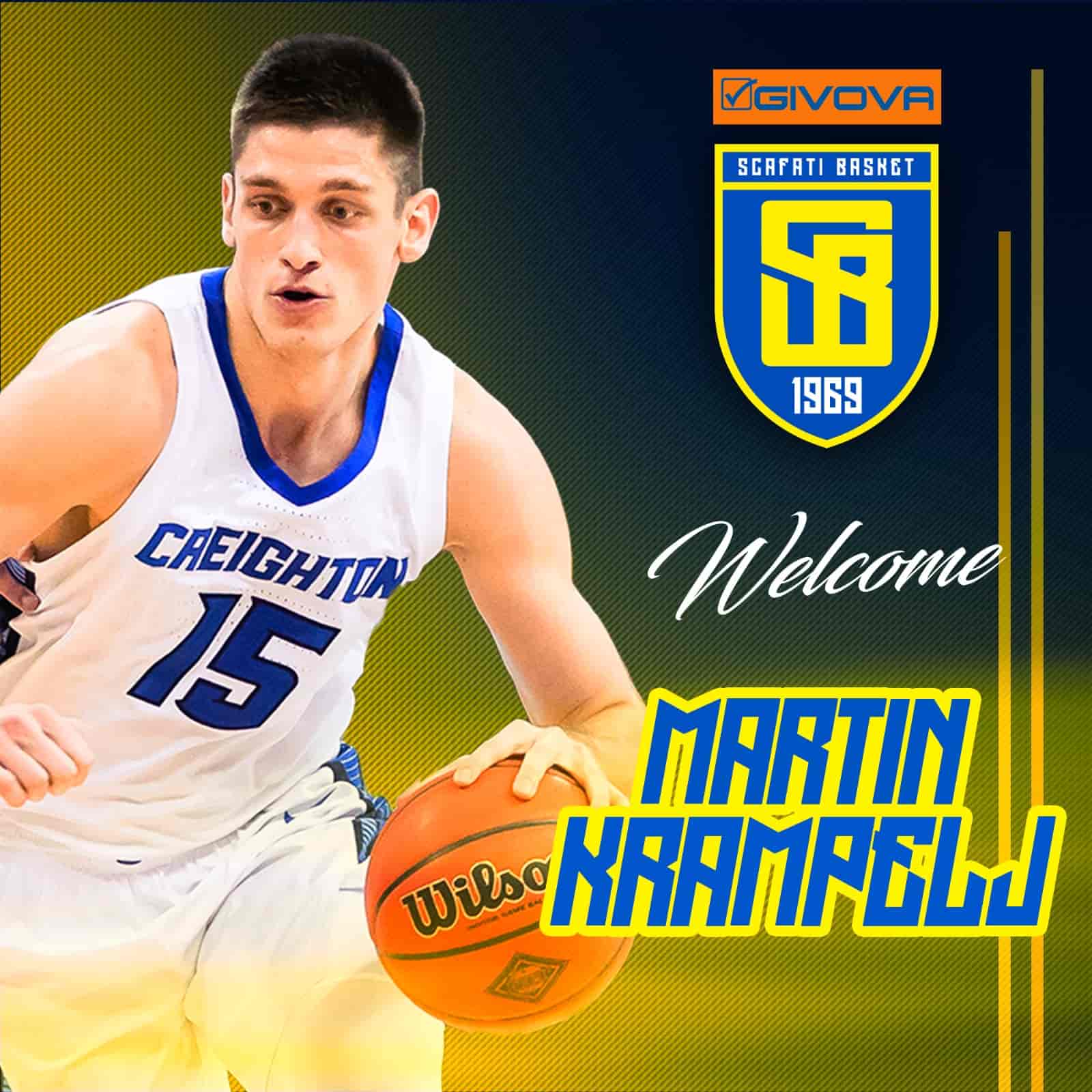 Martin Krampelj, ala slovena, è un nuovo giocatore della Givova Scafati