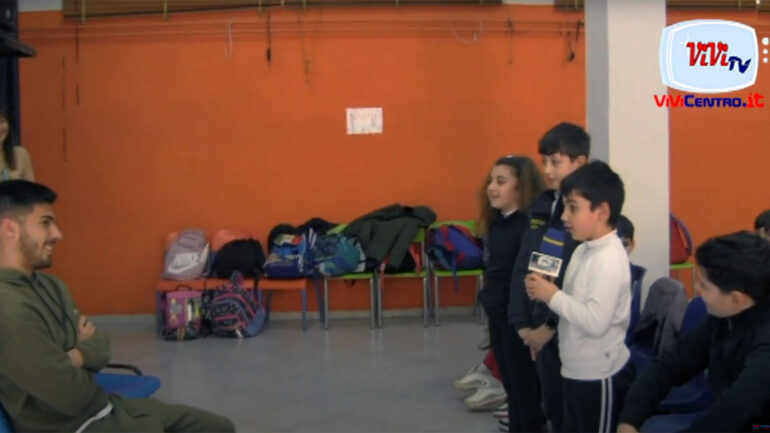 Juve Stabia: Le parole del calciatore Dell’Orfanello durante l’incontro con gli alunni del Terzo Circolo Didattico di Castellammare di Stabia.