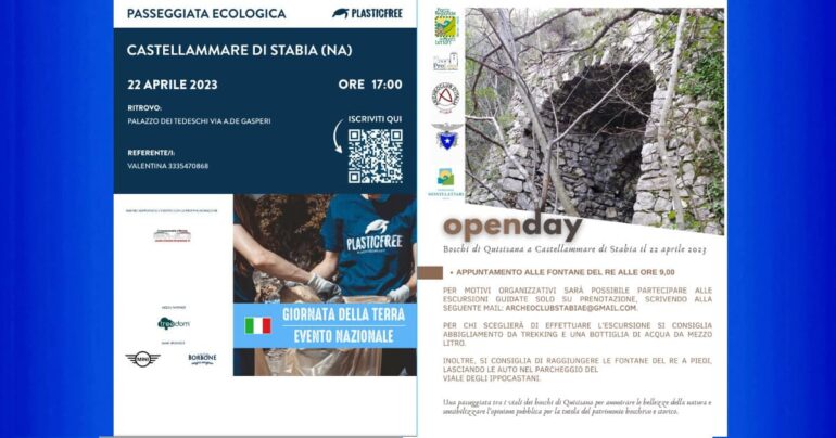 Giornata della Terra: Castellammare di Stabia si prepara con 2 eventi