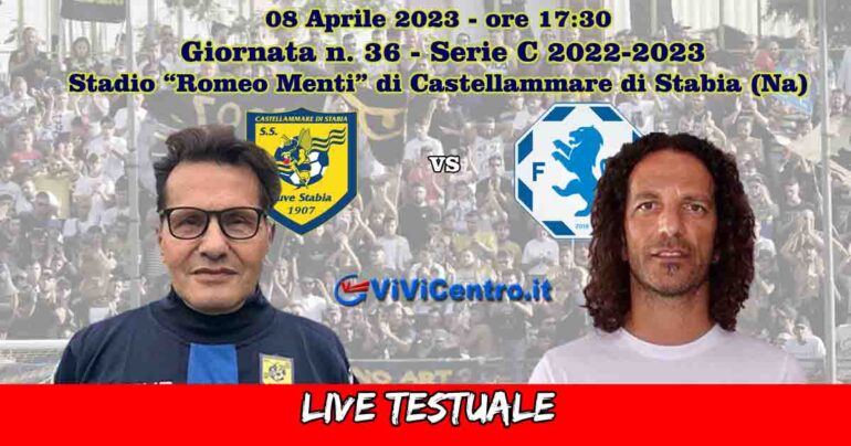 Juve Stabia-Fidelis Andria, Rileggi LIVE 1-1