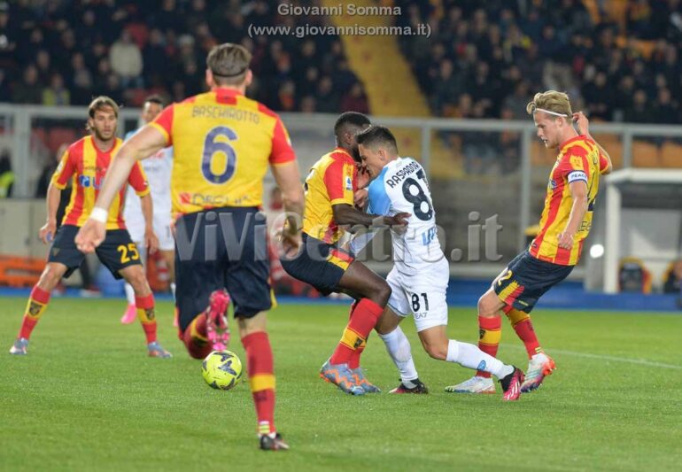 Lecce – Napoli (1-2). Le foto dei calciatori in campo