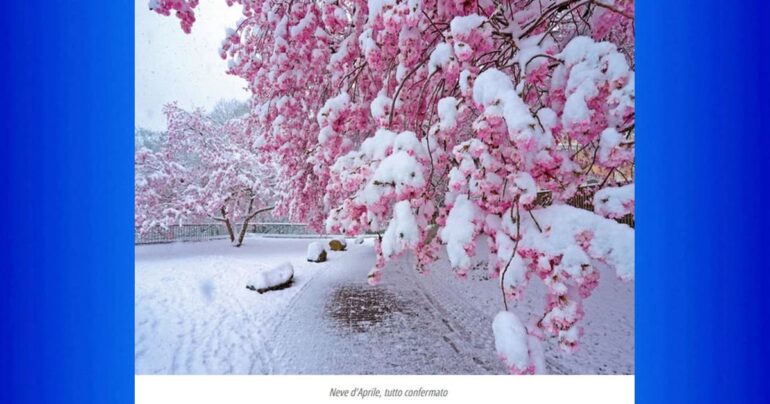 Meteo 4-6 Aprile 2023: Colpo di coda dell’Inverno fino a Pasqua