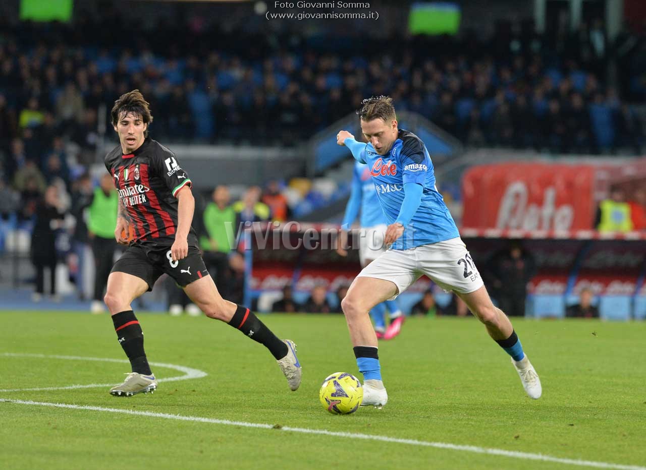 Napoli Milan 0-4 Serie A Tim 2022-2023 (19) ZIELINSKI voti