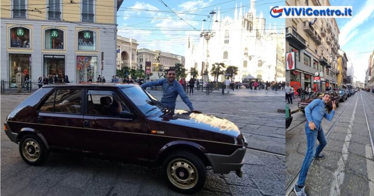 Fiat Ritmo, sfilata in centro a Milano per festeggiare i 45 anni