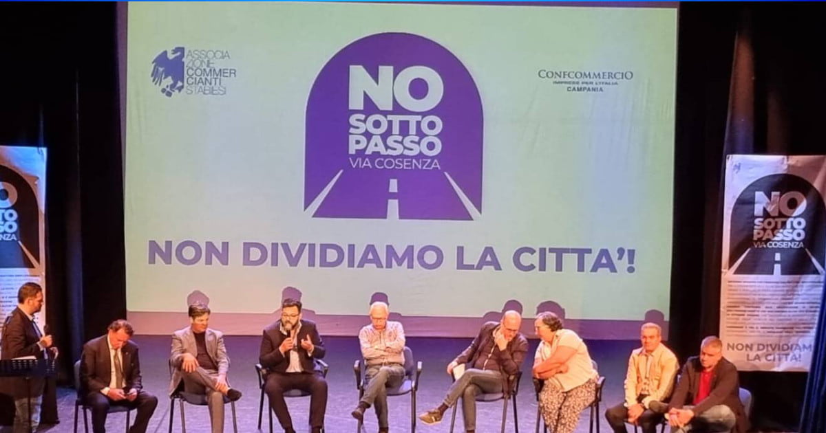 Castellammare di Stabia si mobilita per il sottopasso di Via Cosenza